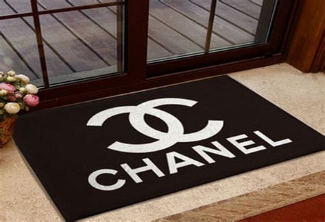 chanel rug replica|chanel style bath rug.